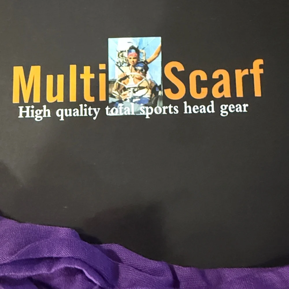 Multi-Scarf High Quality Total Sports Headgear Muti-Functional-Purple